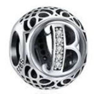 Pandora Initial Alphabet Character Letter B Charm